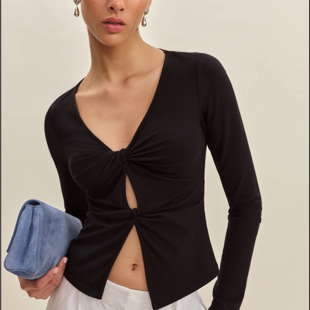 Reformation Silas Knit Top